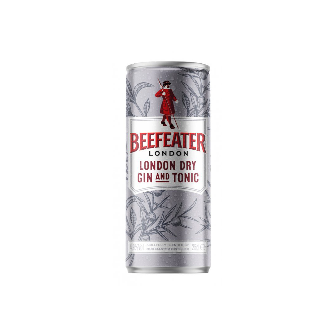 Beefeater & Tonic 4,9% 0,25l (holá láhev)