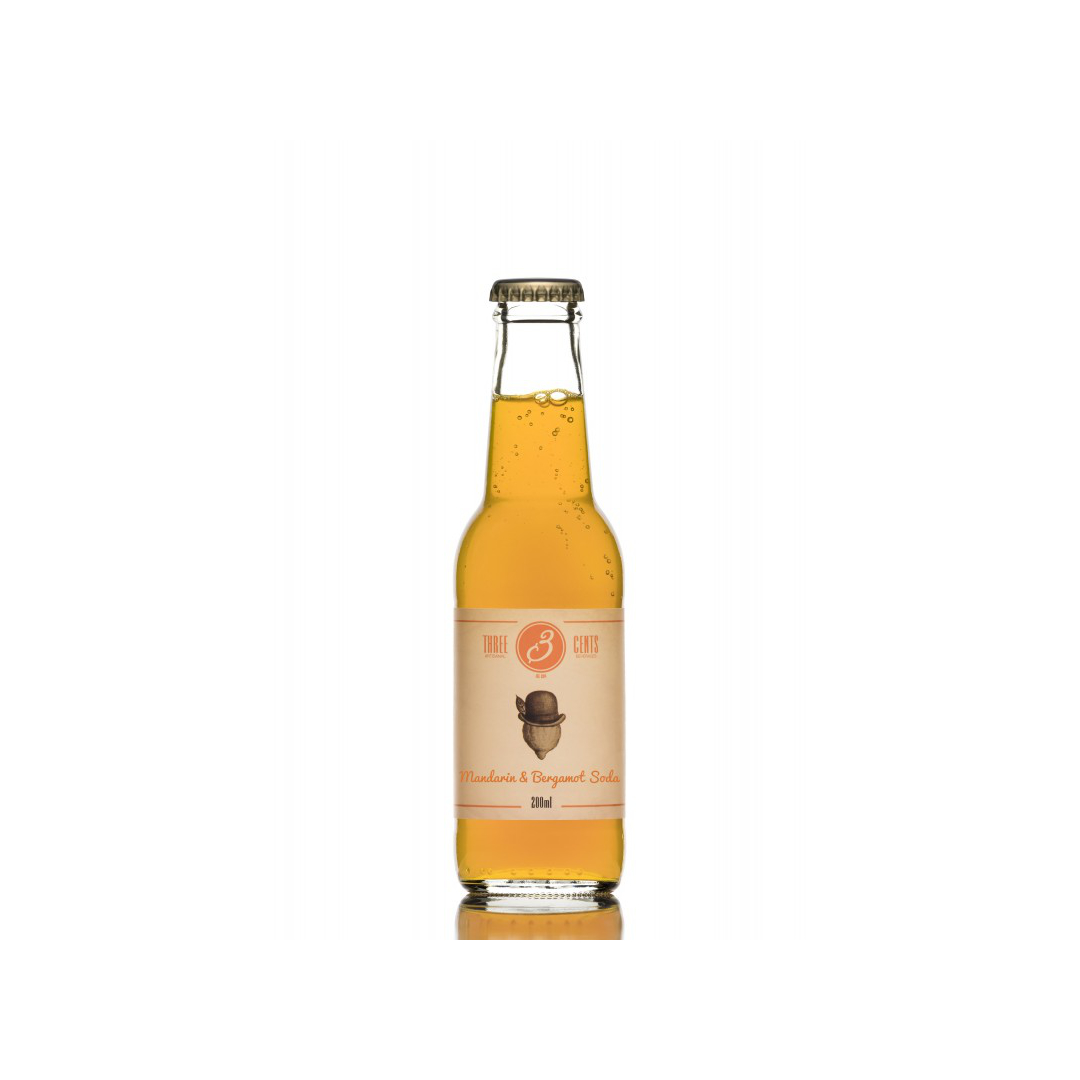 Three Cents mandarine bergamot soda 0,2L