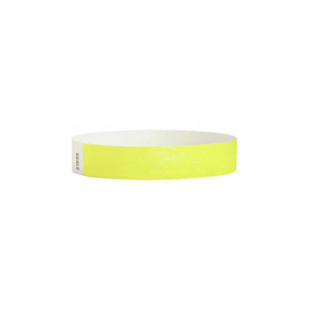 Identifikační náramek 3/4 neon yellow 100ks