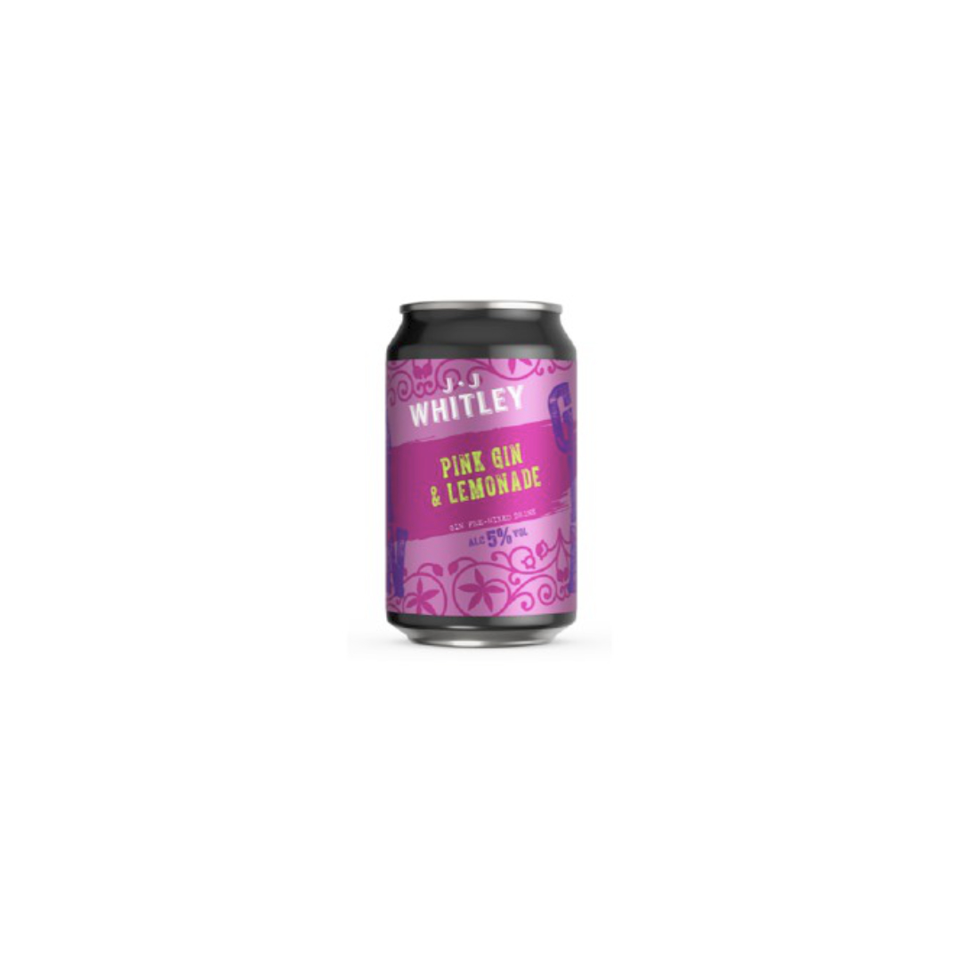 JJ Whitley Pink Gin & Lemonade 5% 0,33 l (plech)