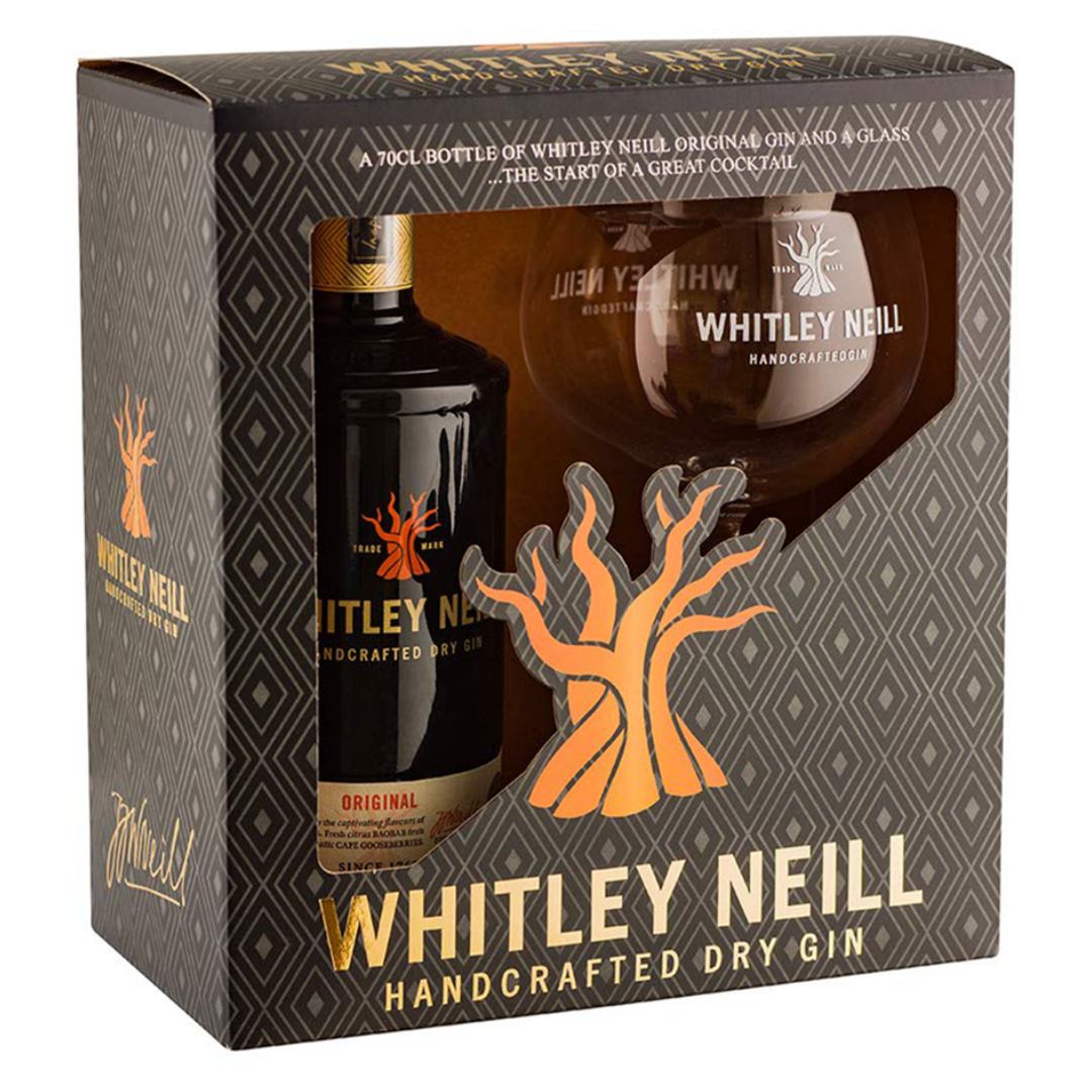 Whitley Neill original gin 0,7L 43% (dárkové balení 1 sklenička)