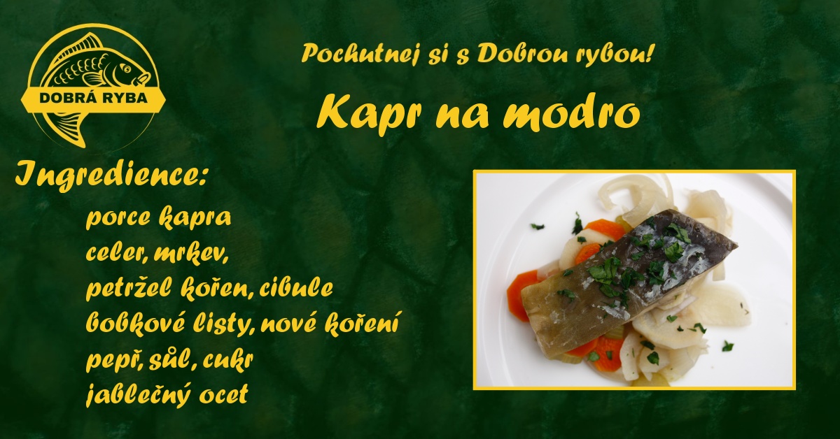 Kapr na modro