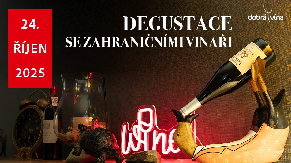 Podzimní degustace se zahraničními vinaři 24. října 2025