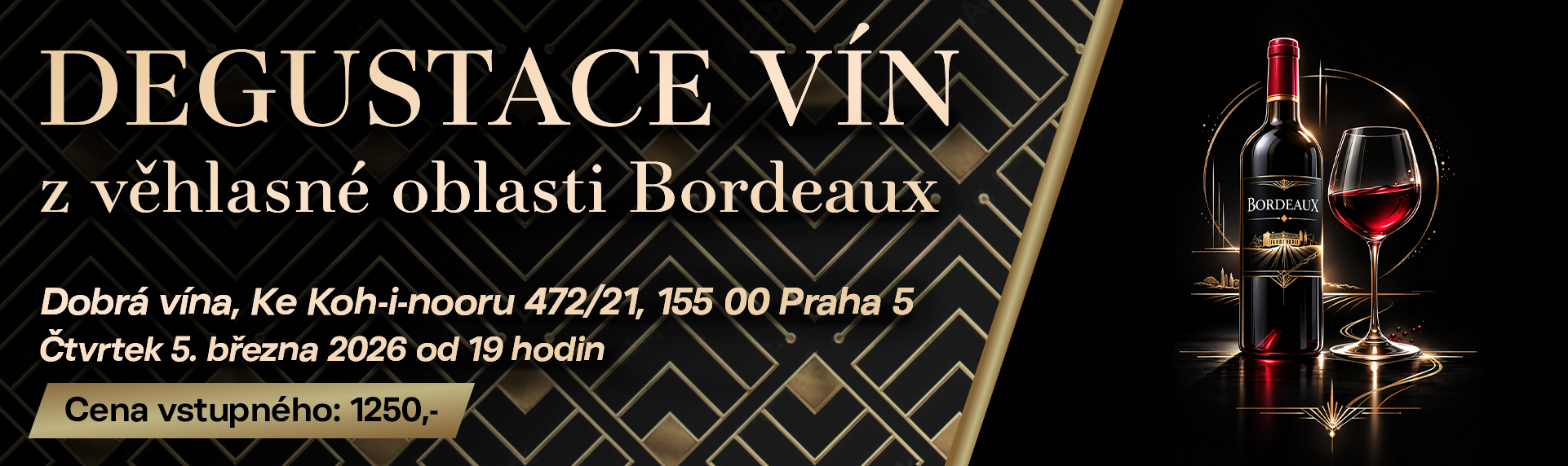 Degustace Bordeaux 5. března 2026