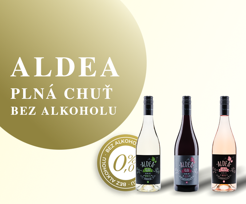 Delakoholizovaná vína Aldea 0%