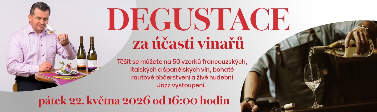 Degustace s vinaři 22. května 2026