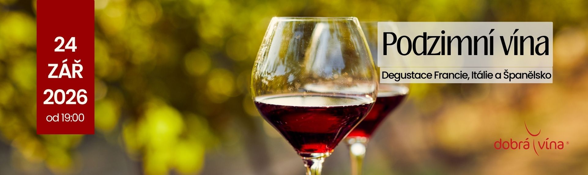 Degustace 24.9. podzimní vína