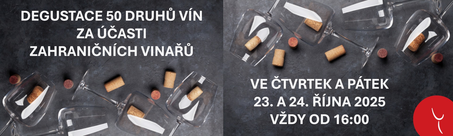 Degustace se zahraničními vinaři 23. a 24. října 2025