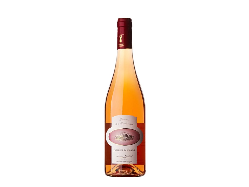 Láhev růžového vína Cabernet Sauvignon, IGP Val de Loire rosé - Domaine de la Tourlaudière