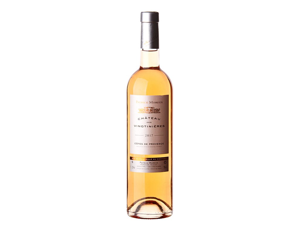 Láhev růžového vína Côtes de Provence AOC - rosé - Patrice Moreux