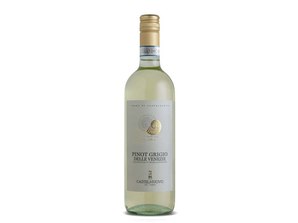 Láhev bílého vína Pinot Grigio, Del Veneto DOC - Castelnuovo del Garda