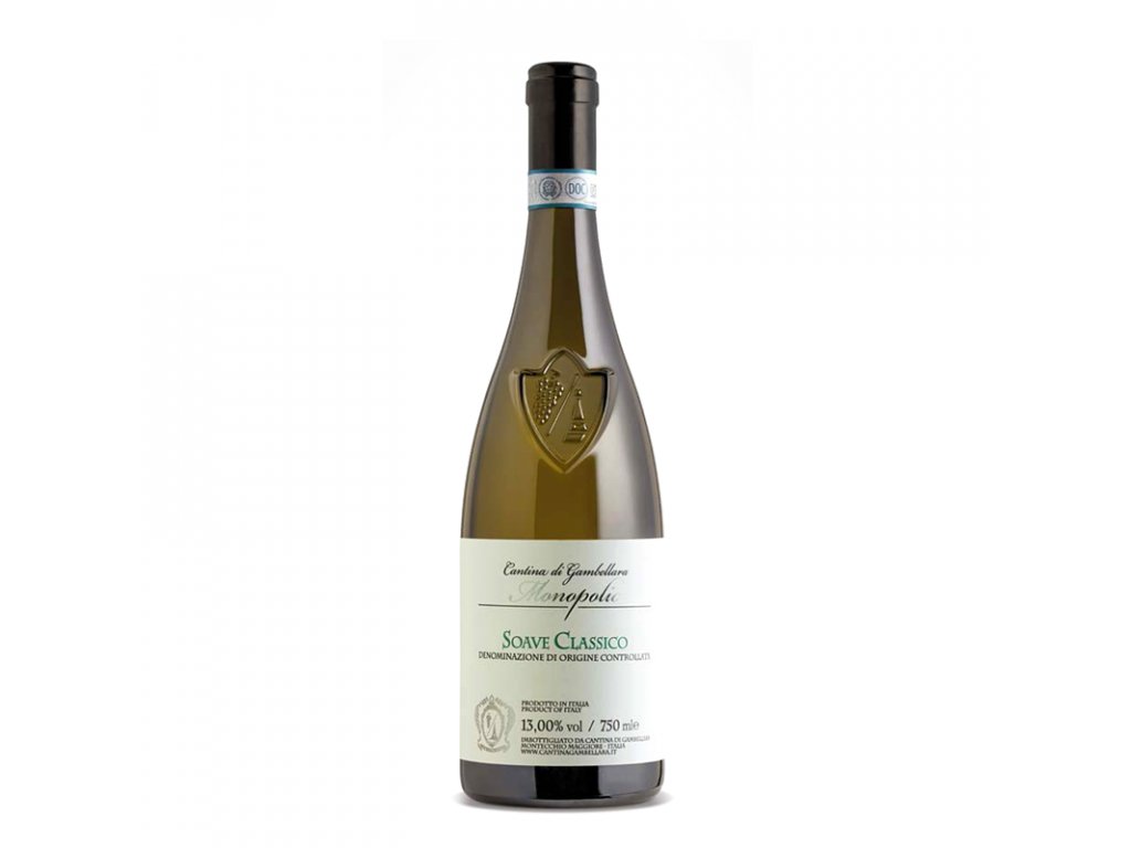 Láhev bílého vína Soave Classico Cantina di Gambellara