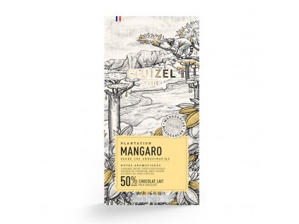 Tabulka plantážové čokolády Mangaro 50% - Cluizel