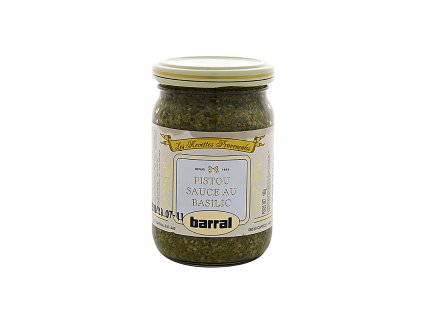 Pesto s olivovým olejem a bazalkou, Barral
