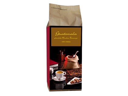 Balení Zrnkové kávy Guatemala Huehue Tenango 1kg - Káva Producteurs du Monde
