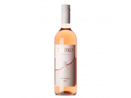 Lahev růžového vína Rosé trocken - Marko