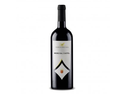 Láhev červeného vína Cabernet Sauvignon Veneto IGT Moro dal Castel, Bosco del Gal, Castelnuovo del Garda