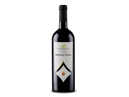 Láhev červeného vína Cabernet Sauvignon Veneto IGT Moro dal Castel, Bosco del Gal, Castelnuovo del Garda