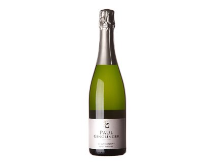 Láhev šumivého vína Crémant d´ Alsace Millésime Chardonnay Brut Nature - Paul Ginglinger