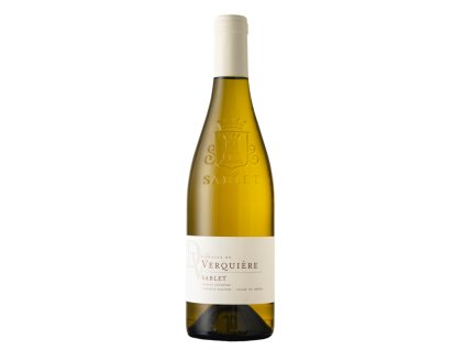 Láhev bílého vína Côtes du Rhône Villages Sablet blanc BIO