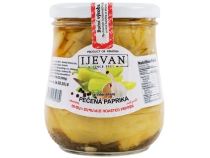 Pečené papriky s česnekem v oleji