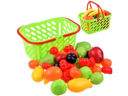 Barevný košík ovoce a zelenina 1