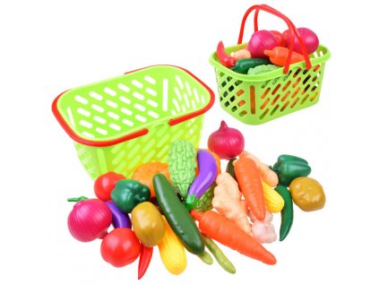 Barevný košík ovoce se zeleninou 1