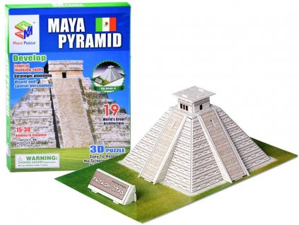 3D puzzle Mayská pyramida 1
