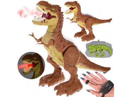 Dinosaurus ovládaný gesty + RC dálkové ovládání 2v1 s dechem a řevem2 1