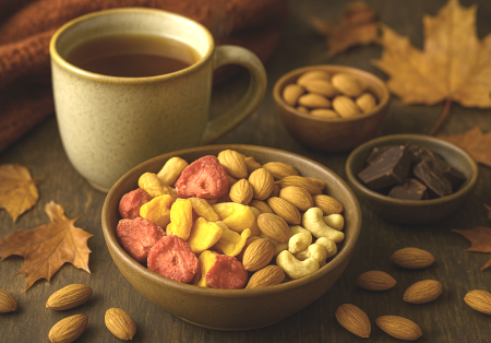 Snacking sezóna: zdravé snacky na chladné večery