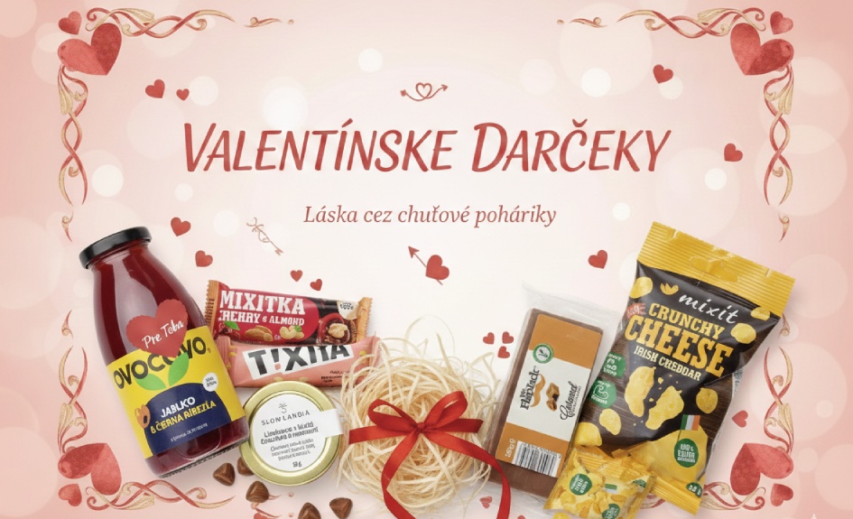 Láska, ktorá chutí. Objavte naše valentínske sety.