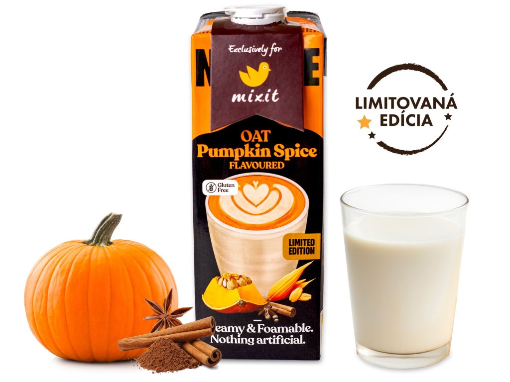 Mixit Pumpkin Spice Oat - Ovsený nápoj - 1000ml