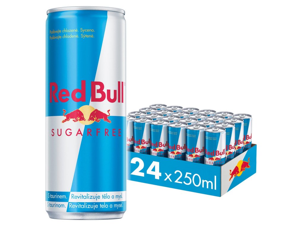 Red Bull Sugarfree energetický nápoj 24x250 ml