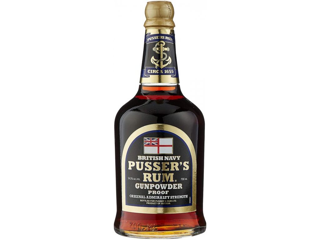 Pusser's Gunpowder Proof Rum 54.5% 0.7l