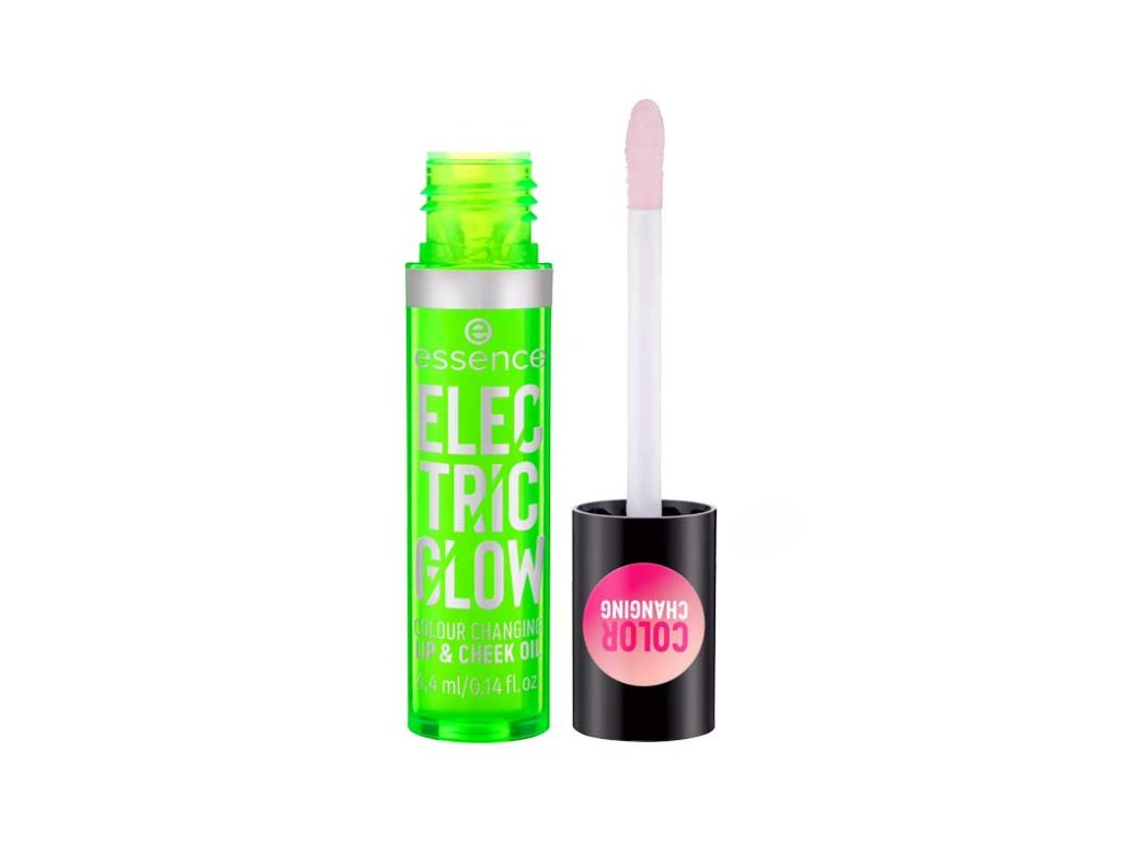 Essence Electric Glow Olej na pery a líca meniaci farbu 4,4 ml