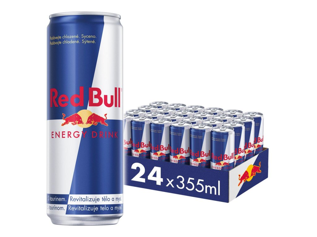 Red Bull energetický nápoj 24x355 ml (vrátane zálohy)