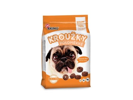 AKINU Krúžky pre psy polomäkké 500g