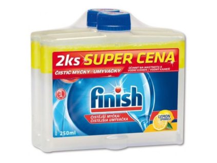 Finish čistič umývačky 2x250ml DUO Lemon