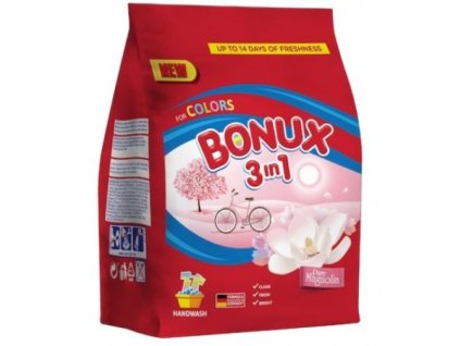 Bonux Pure Magnolia prací prášok na ručné pranie 400g na 8 praní