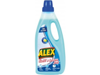 Alex čistič na podlahy 750ml čistič s leskom dlažba, linoleum, vinyl 2v1 s citrónovou vôňou