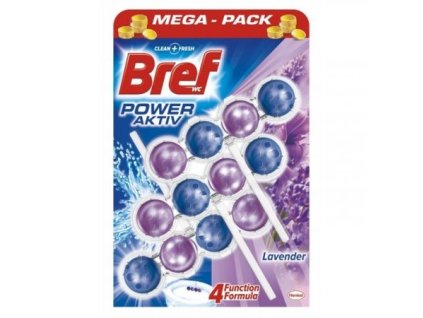 Bref Power Aktiv WC blok Lavender 3x50g