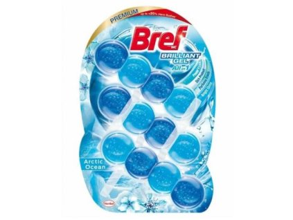 Bref Brilliant Gel Arctic Ocean WC záveska 3x42g