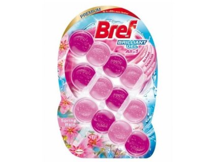Bref Brilliant Gel Spring Rain WC záveska 3x42g