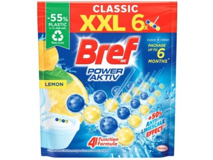 Bref Power Aktiv WC blok Lemon 6x50g