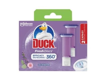 13909 duck fresh discs wc lavender 2x36ml