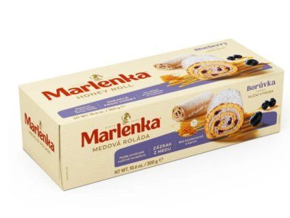 Marlenka medová roláda s čučoriedkami 300g