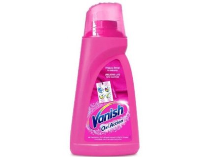 Vanish Oxi Action Pink tekutý odstraňovač škvŕn 1l