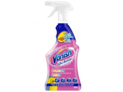 Vanish Oxi Action Spray na odstraňovanie škvŕn na farebné prádlo 750ml s dávkovačom