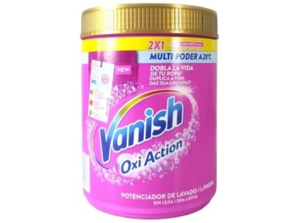 Vanish Oxi Action Pink 900g prášok na odstraňovanie škvŕn