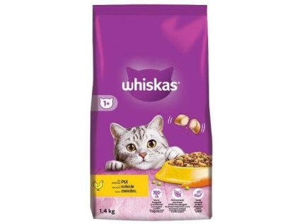 Whiskas granule pre mačky - kuracie 1,4kg
